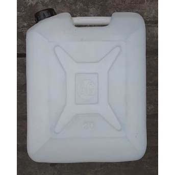 Jerigen plastik untuk menampung air bersih 30 liter AG putih