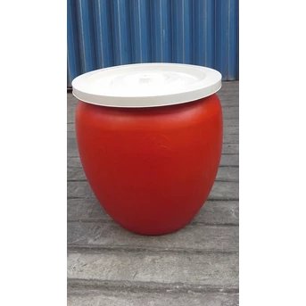 gentong air plastik warna merah volume 60 liter merk ag
