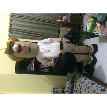 Maskot kostum badut KPU NTT