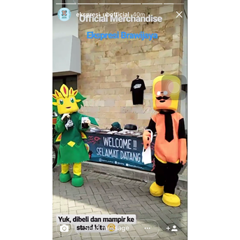 maskot kostum ekspresi brawijaya 2017