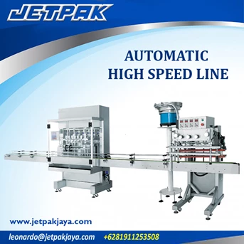 AUTOMATIC HIGH SPEED LINE FILLING MACHINE