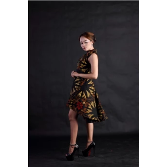 Dress Batik Semi Tulis Corp Circle MDB115