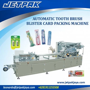 AUTOMATIC TOOTH BRUSH BLISTER CARD PACKING MACHINE