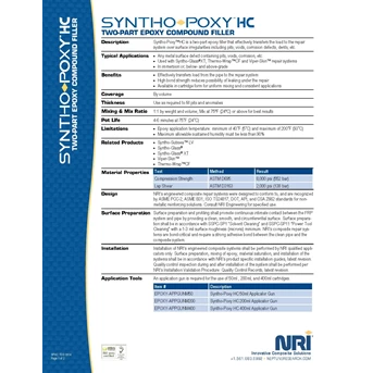 syntho glass - wrapping - poxy hc