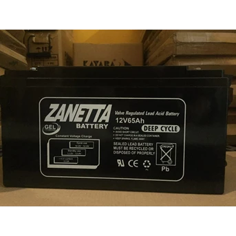 Baterai kering / Baterai UPS / Baterai VRLA GEL Zanetta 12V 65Ah