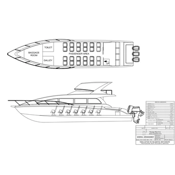 Kapal / Speed boat Penumpang / Passenger 13 m (42 feet) ACCURA 42