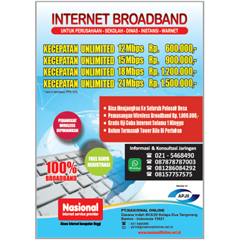Internet Banten persiapan UNBK