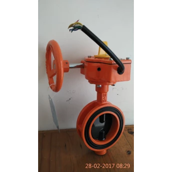 Butterfly Valve c/w Tamper Switch
