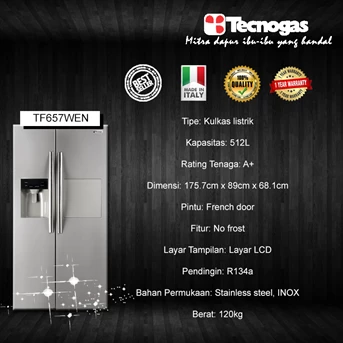 TF657WEN Refrigerator (KULKAS)