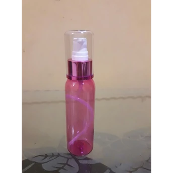 Botol 100ml pump treatment pink
