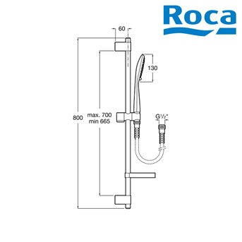 roca sensum round 130 shower kit 4 functions-1