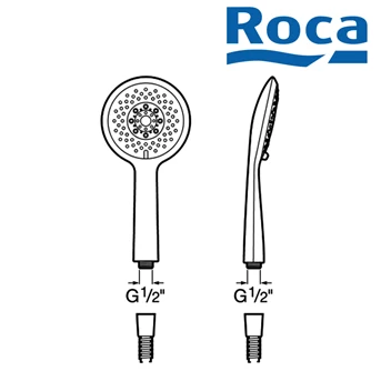 Roca Sensium Round with 2 function