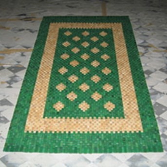 Tikar Karpet Kayu 90051 Hijau natural 150x210