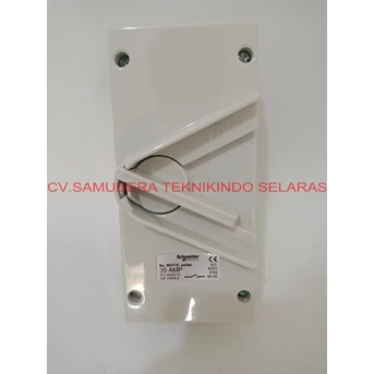 TRIPLE POLE WEATHER PROTECTED SURFACE SWITCH WHT35 SCHNEIDER