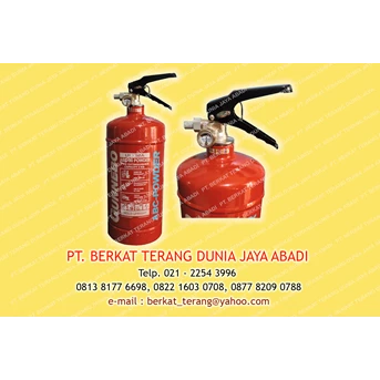 fire extinguisher abc dry powder kap. 2 kg merk gunebo