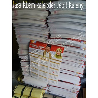 Plat Jepit kalender 33cm