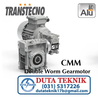 Transtechno Double Worm Gearmotor CMM