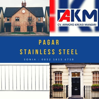 pagar stainless steel