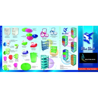 Katalog produk plastik rumah tangga merk Blueshark