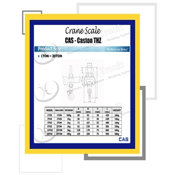 crane scale cas caston thz-3