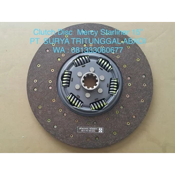 clutch disc / plat kopling mercedebenz starliner 15 inchi-1