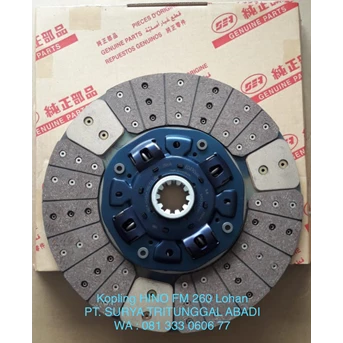 clutch disc / plat kopling hino lohan 15 inchi fm 260 (semi ceramic)-1