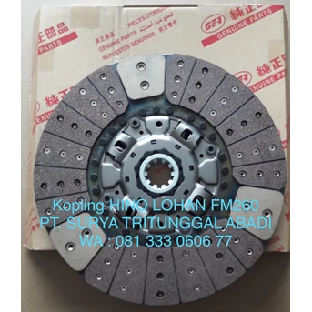 clutch disc / plat kopling hino lohan 15 inchi fm 260 (semi ceramic)-2