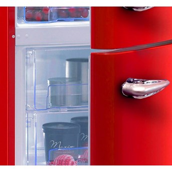modena refrigerator - retro rf 2330 o pendingin makanan & minuman-1