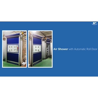 Air Shower with Automatic Roll Door