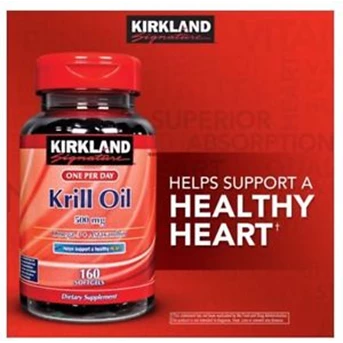 Kirkland Signature Krill Oil 500 mg., 160 Softgels.