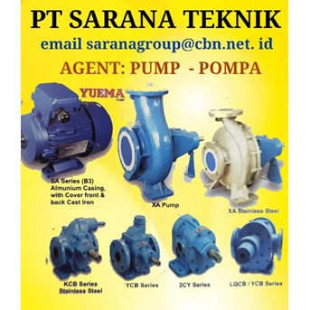 YUEMA GEAR PUMP KCB CENTRIFUGAL PT SARANA PUMP