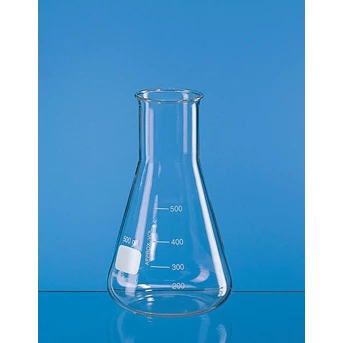 Erlenmeyer flask, wide neck, Boro 3.3