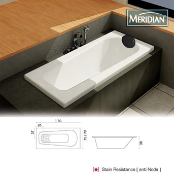 meridian bathtub standard 170 a-1