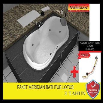 paket promo meridian bathtub lotus-1