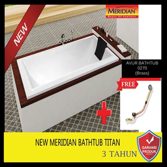 new paket meridian bathtub titan free avur-1