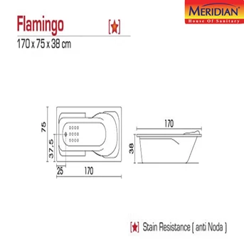new paket meridian bathtub flamingo-2