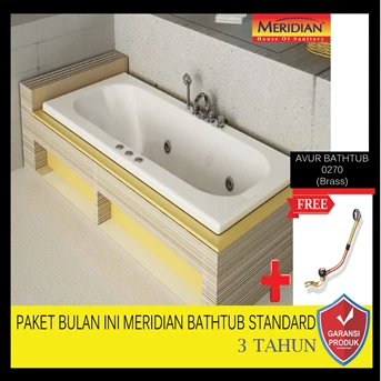 paket bulan ini meridian bathtub standard 170-2