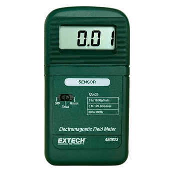 Extech 480823: Single axis EMF/ELF Meter laser distance meter