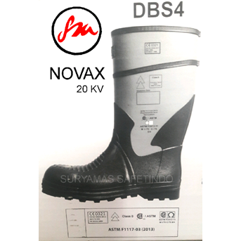 Sepatu safety electrical boot/sepatu boot listrik NOVAX 20KV DBS4