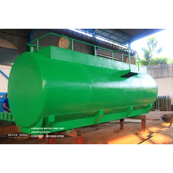 Fabrikasi water tank unit, bending
