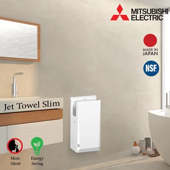 mitsubishi jt-sb216ksn2 jet towel slim (hand dryer) w/o heater-2