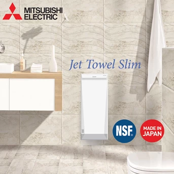 mitsubishi jt-sb216ksn2 jet towel slim (hand dryer) w/o heater-1