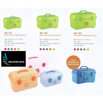Xenia box container plastik multipurpose merk Multiplast