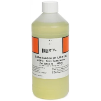 Buffer Solution, pH 7.00, Color-coded Yellow, 500 mL multiparameter water quality meter