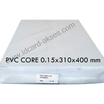 bahan baku id card offset pvc core 0.15mm a3