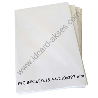 PVC INKJET BAHAN BAKU ID CARD 0.15 MM - A4
