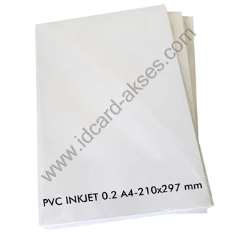 PVC INKJET BAHAN BAKU ID CARD 0.2 MM - A4
