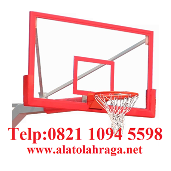 Papan Pantul Basket Akrilik Tebal 15 mm - Alat Olahraga - Perlengkapan Olahraga