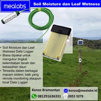 Data Logger Leaf Wetness dan Soil Moisture