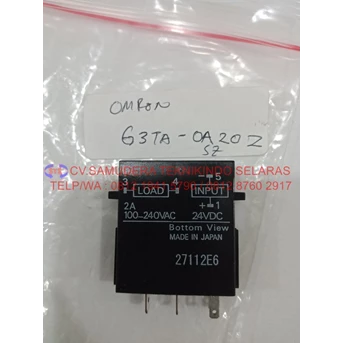 SOLID STATE RELAY OMRON 24VDC, Load 250VAC, 1A